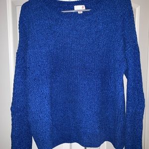 Royal Blue Knit Sweater